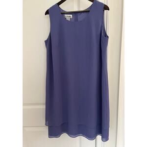 After Dark vintage dress 18 WP purple sleeveless lined grunge